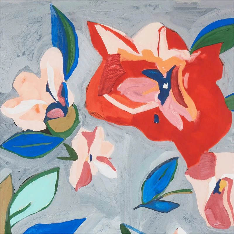 'Amaryllis Floral' Framed Giclee Art Print 18"x24" - Image 2