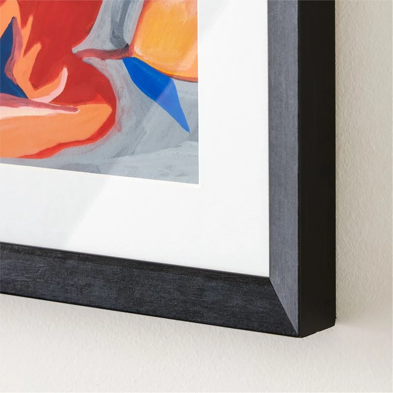 'Amaryllis Floral' Framed Giclee Art Print 18"x24" - Image 3