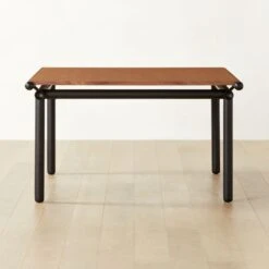 Anacapri Square Walnut Dining Table