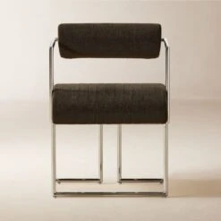 Barber Dark Brown Upholstered Dining Chair