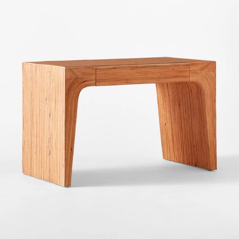 Bayu Rattan Desk With Drawer - Image 6