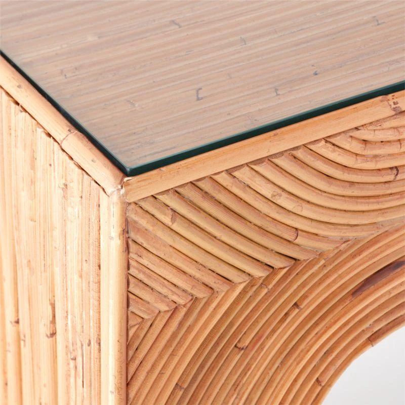 Bayu Rattan Desk With Drawer - Image 10