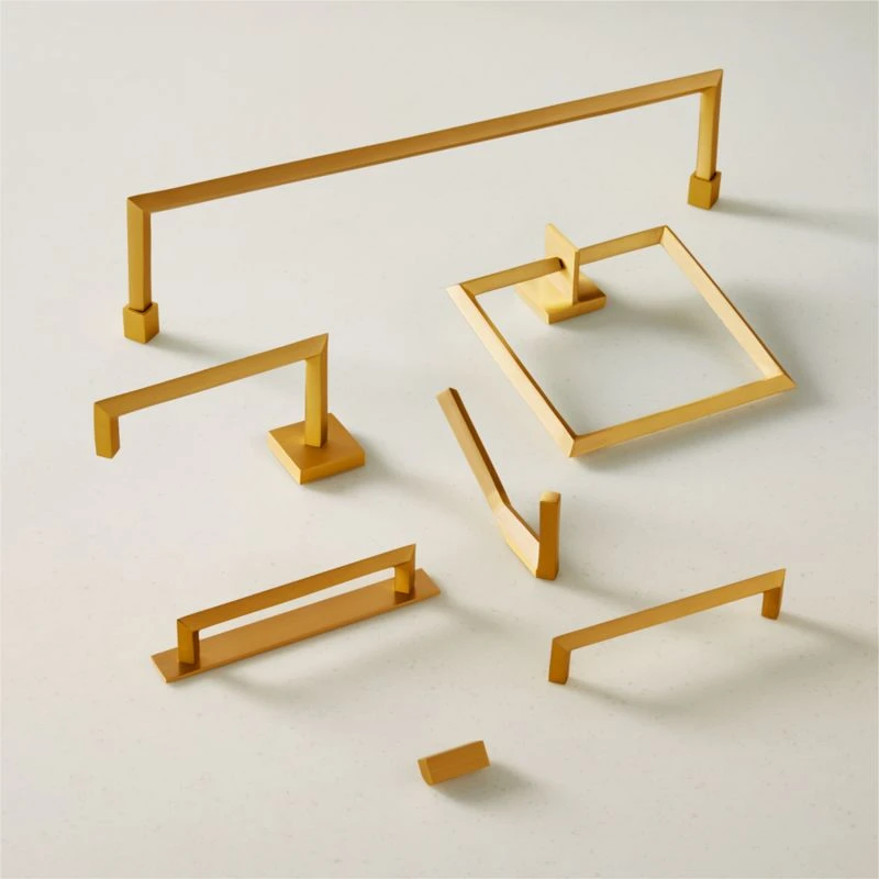 Blaine Brushed Brass Wall Mount Hook - Image 3