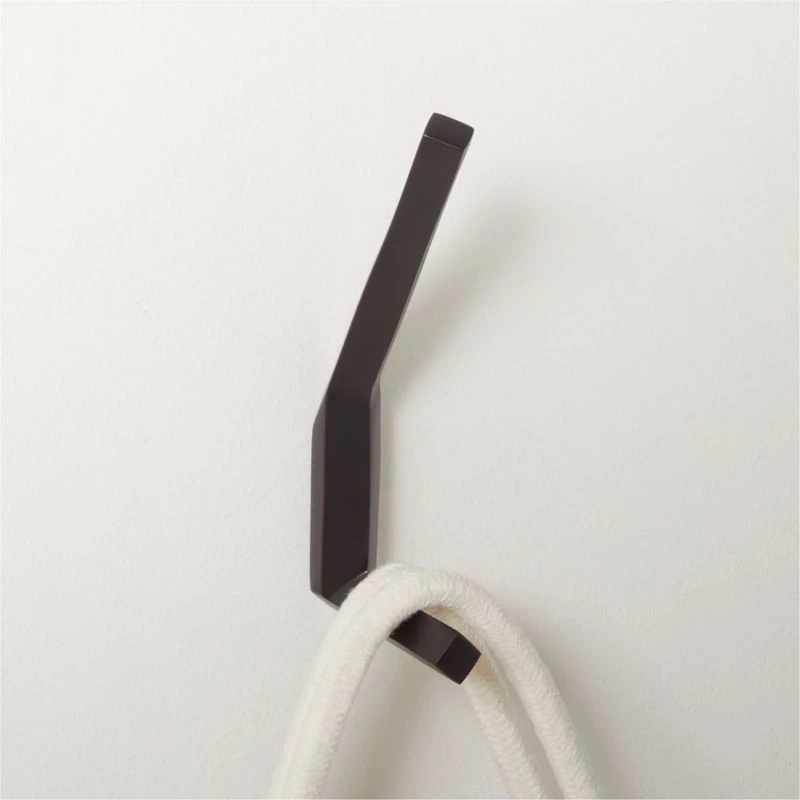 Blaine Matte Black Wall Mount Hook - Image 2
