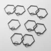 Bolt Matte Black Curtain Rings Set Of 9
