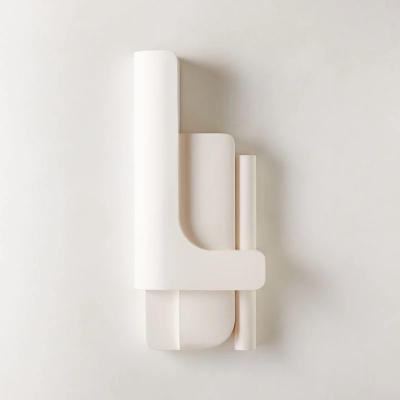 Brazilian White Concrete Wall Decor Panel I