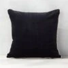 20'' Bronte Recycled Velvet Black And White Outdoor Throw Pillow