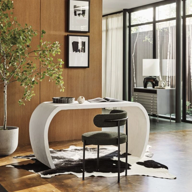 Inesse Boucle Green Dining Chair - Image 8