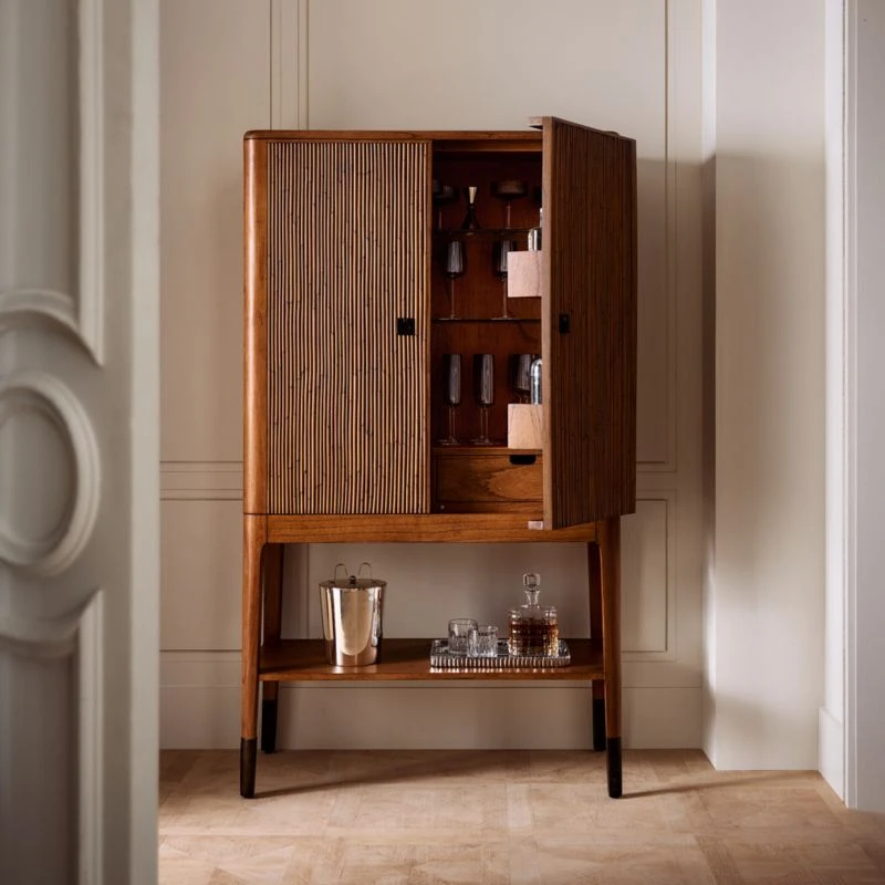 Montara Rattan Bar Cabinet Tall - Image 2
