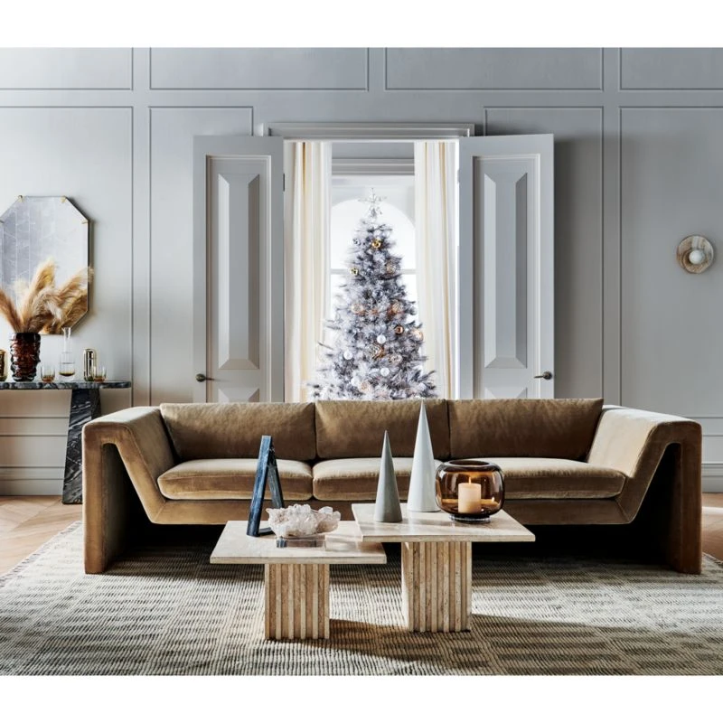 Tria Grey Marble Console Table - Image 3