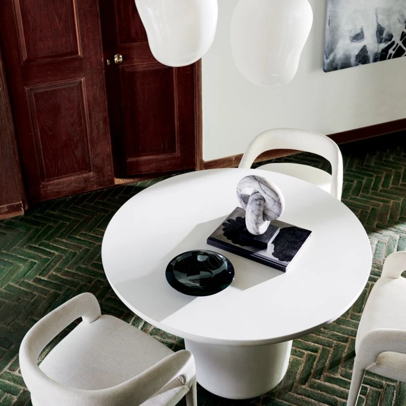 Lisette White Dining Armchair - Image 2