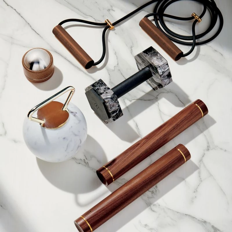 Black Marble 5-Lb Dumbbell - Image 2