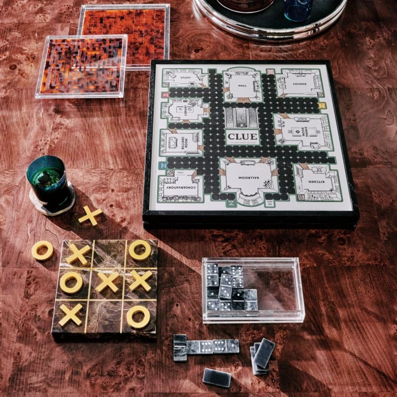 Indah Brown Marble Tic-Tac-Toe - Image 4