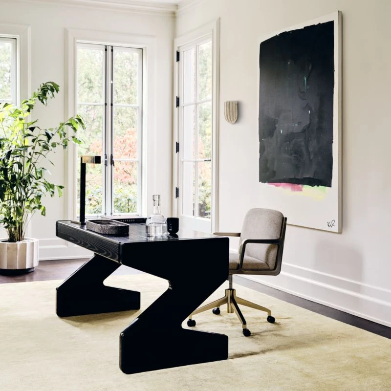 'mirror Mirror' Original Acrylic Painting 48''X72'' - Image 5