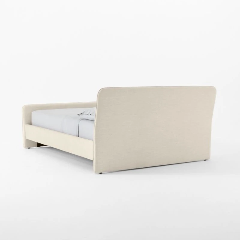 Camerano Cream Upholstered Queen Bed - Image 4