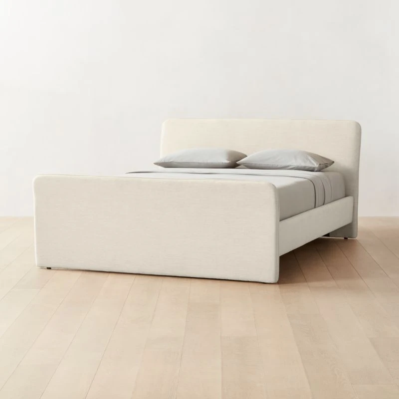 Camerano Cream Upholstered Queen Bed - Image 2