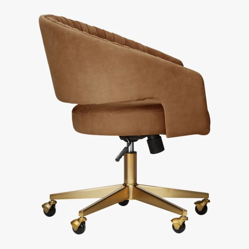 Channel Suede Office Chair - Image 5