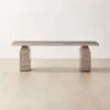 Civita Brown Travertine Coffee Table