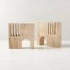 Cojo Travertine Bookends Set Of 2