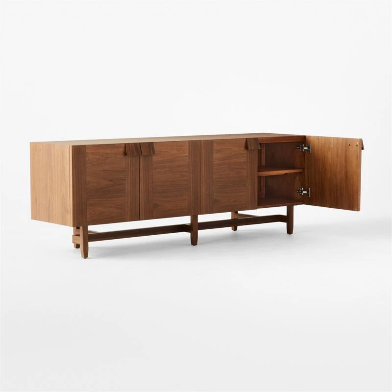 Coronado Walnut Wood Credenza - Image 4