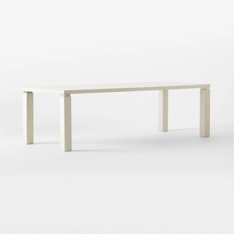 Croix 100" Bleached Ash Dining Table - Image 3