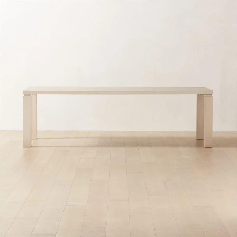 Croix 100" Bleached Ash Dining Table