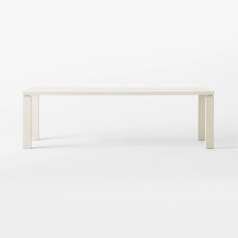Croix 100" Bleached Ash Dining Table - Image 2