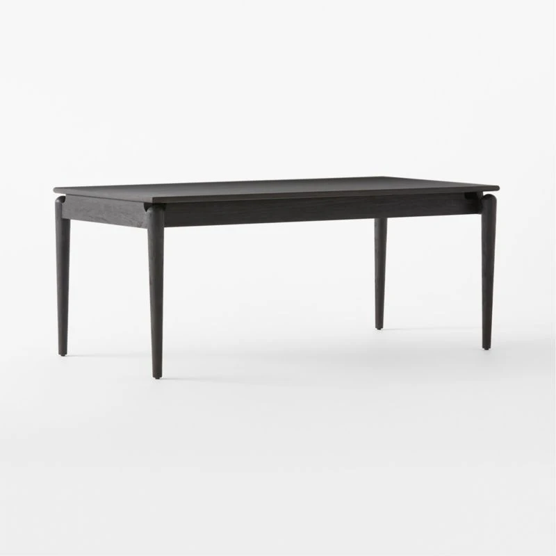 Crowley Black Wood Dining Table - Image 3