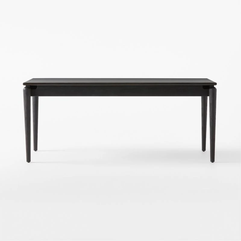 Crowley Black Wood Dining Table - Image 2