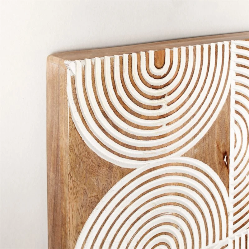 Cultivo Geometric Wood Wall Art - Image 4