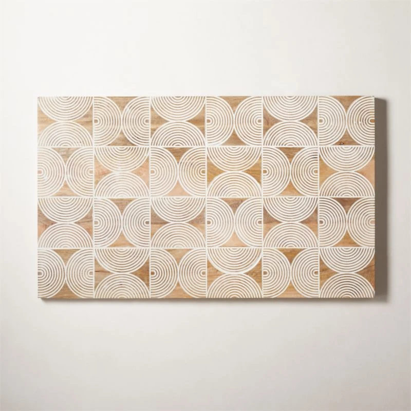 Cultivo Geometric Wood Wall Art - Image 3