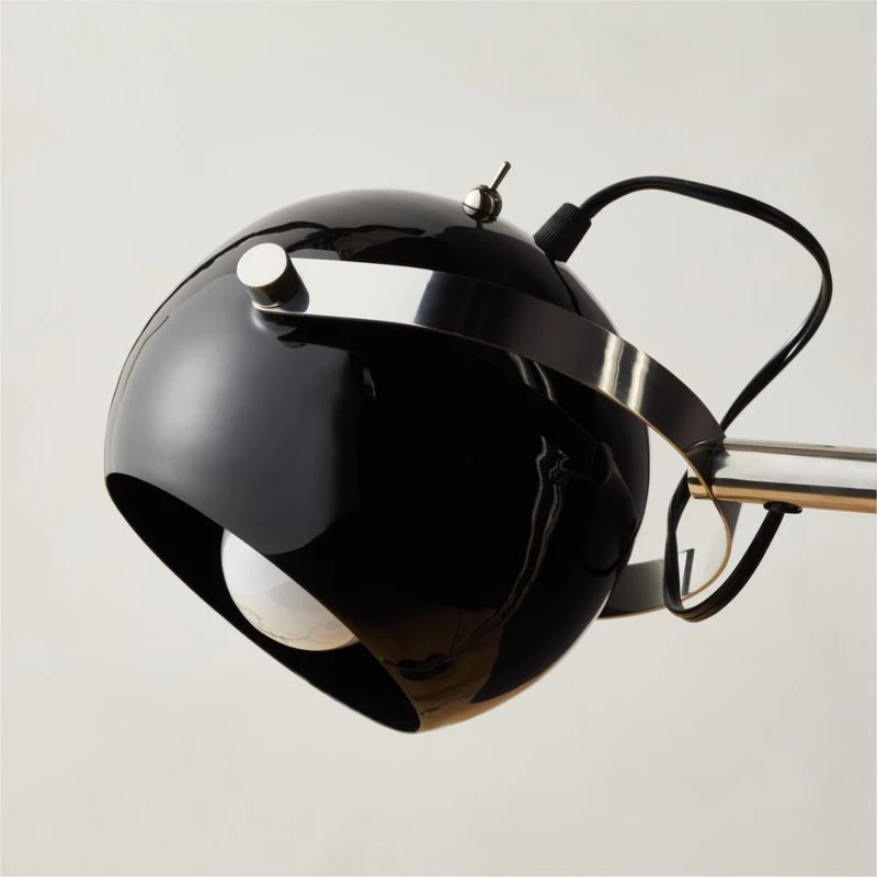 Daltrey Black Metal Floor Lamp - Image 3