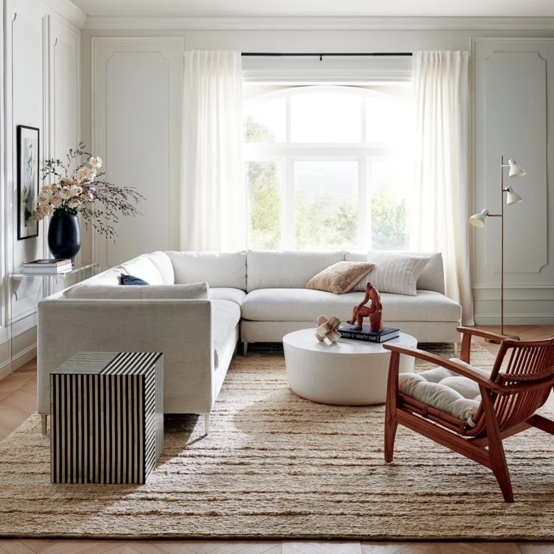 Shorn Camel Brown Sheepskin Fur Throw Pillow With Down-Alternative Insert 18" - Image 4