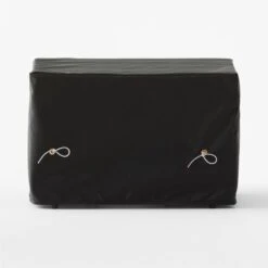 Estela Herringbone Outdoor Ottoman Cover