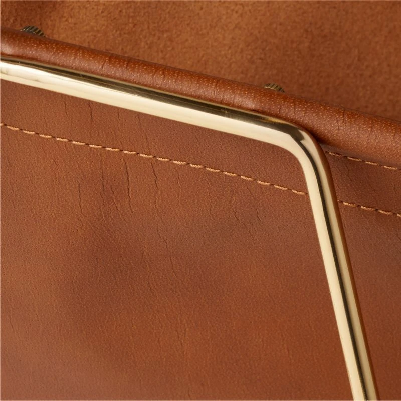 Fallon Leather Magazine Rack - Image 3