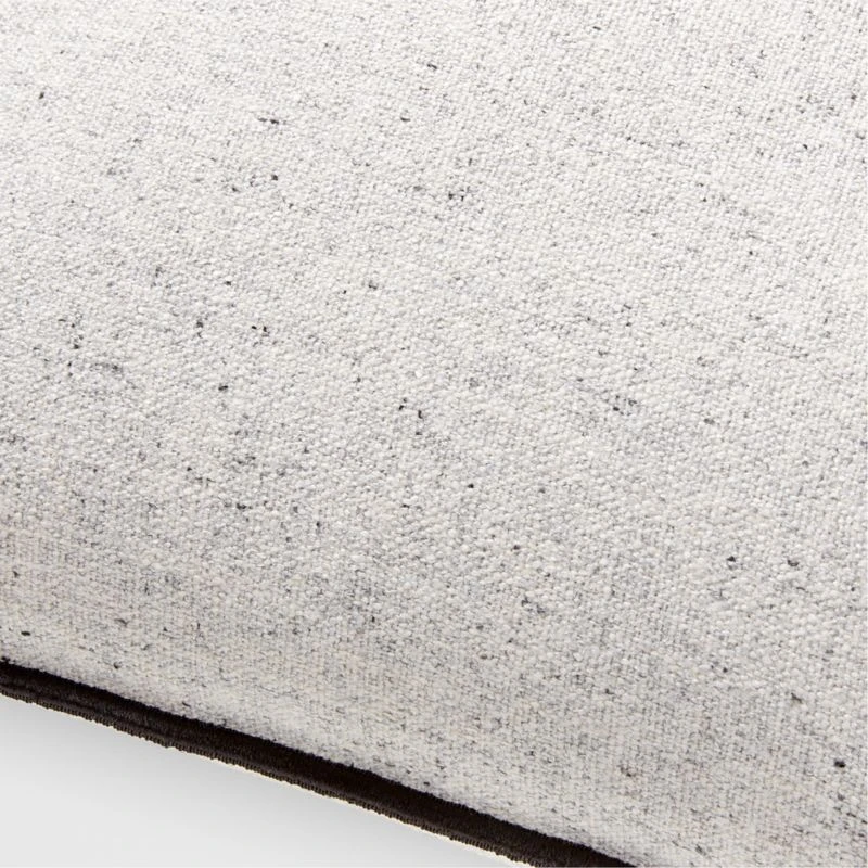 Fay Grey Throw Pillow With Down-Alternative Insert 23'' - Image 2