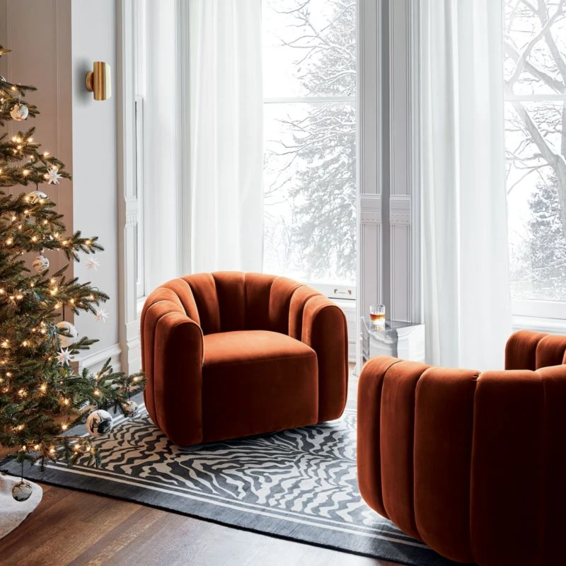 Heavyweight White Linen Curtain Panel - Image 4