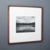 Gallery Walnut Picture Frame With White Mat 11"x14"