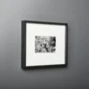 Gallery Soft Black Picture Frame With White Mat 4"x6"