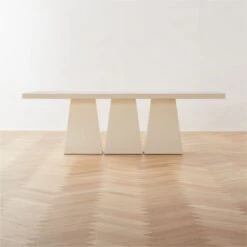 Goetz Lacquered Ivory Dining Table