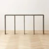 Grado Black Cast Aluminum Console Table