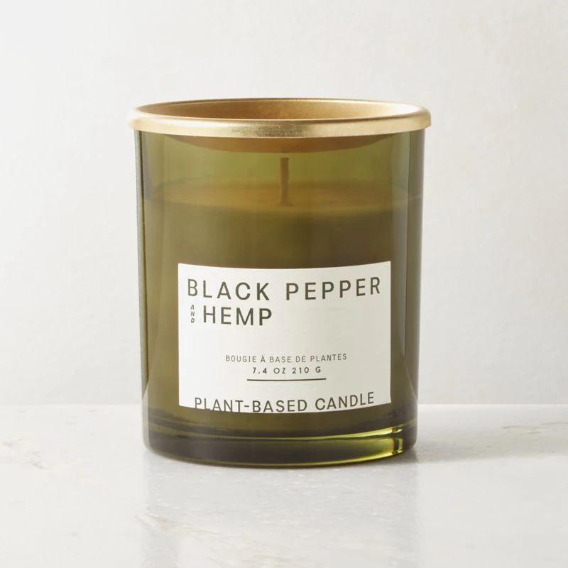 Illume Black Pepper + Hemp Scented Candle 7.4 OZ