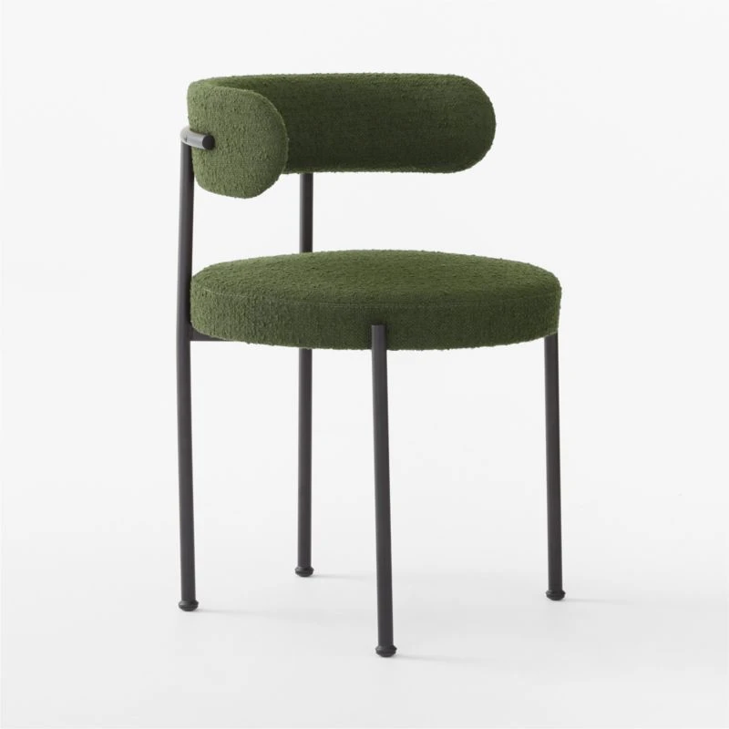 Inesse Boucle Green Dining Chair - Image 3