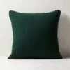 Ivy Green Cashmere Throw Pillow With Feather-Down Insert 20"