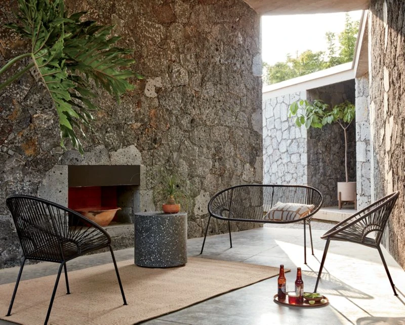 Ixtapa Black Outdoor Chair - Image 2