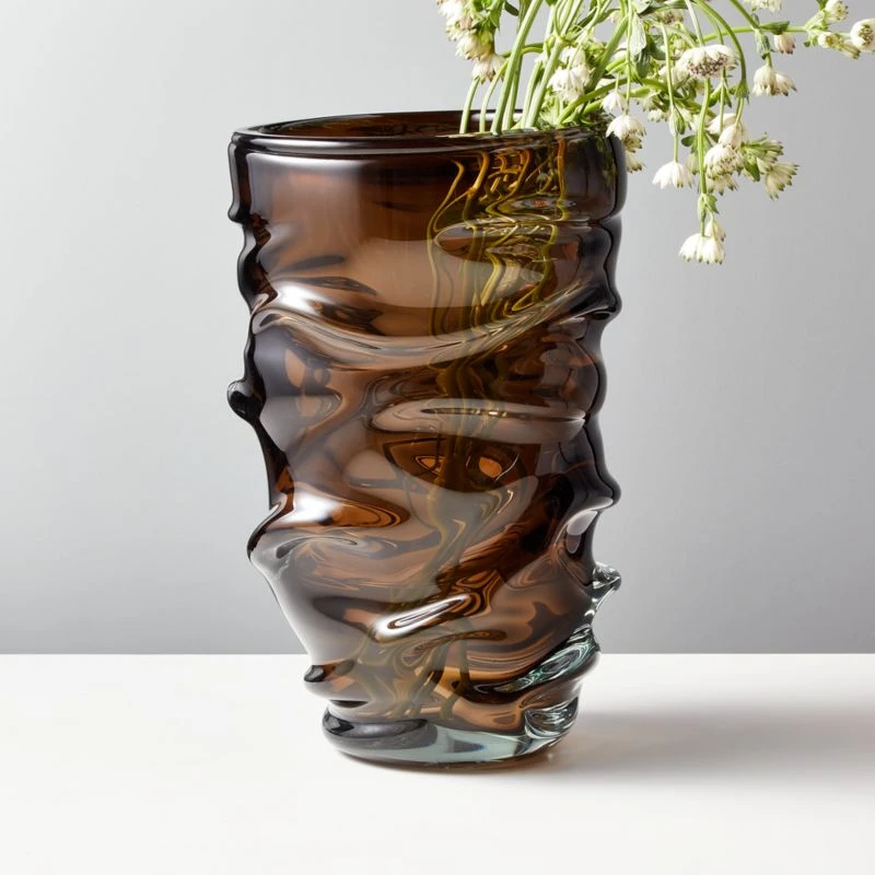 Jacqueline Brown Handblown Glass Vase - Image 2