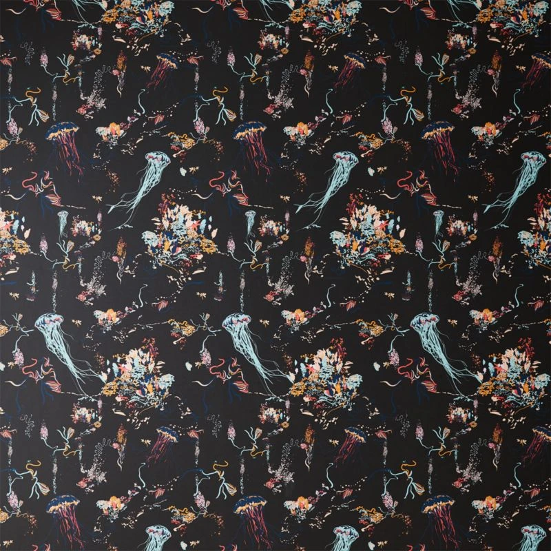 Jellyfish Black Wallpaper - Image 2