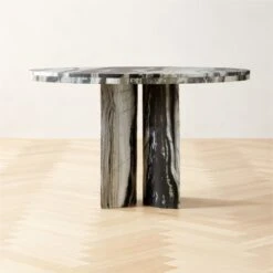 Julius 48" Round Marble Dining Table