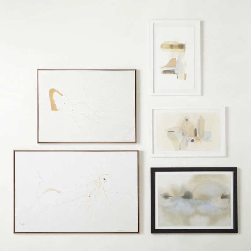 'La Isla I' Framed Giclee Art Print 36"x24" - Image 4