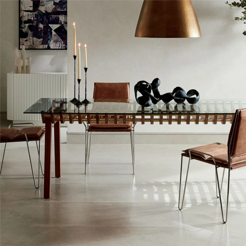 Truffle High-Gloss White Credenza - Image 3